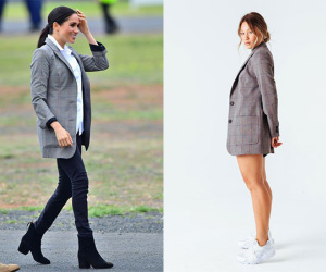 Rũ bỏ đồ hiệu nghìn đô, Công nương Meghan chỉ mặc đồ dân dã và chiếc áo này lập tức cháy hàng sau đó
