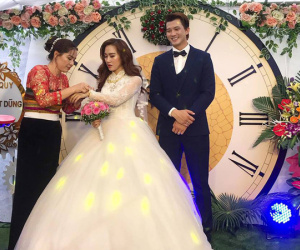 'Chồng hờ' của Phương Oanh 'Quỳnh búp bê' tổ chức đám cưới bí mật tại Hòa Bình
