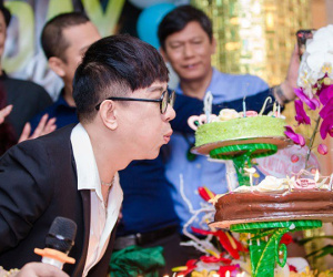 Cận cảnh tiệc sinh nhật hoành tráng của ca sĩ Long Nhật