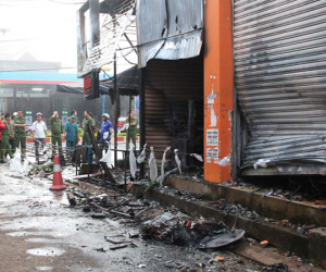 Cháy shop hoa, hai cô gái thiệt mạng