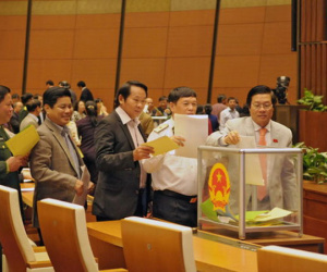 Quy trình lấy phiếu tín nhiệm tại Quốc hội