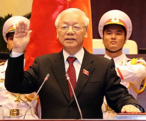 99,79% đại biểu bầu Tổng bí thư Nguyễn Phú Trọng làm Chủ tịch nước