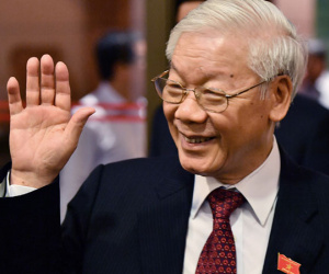 Tổng bí thư Nguyễn Phú Trọng trong ngày đắc cử Chủ tịch nước