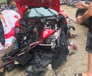 Tuấn Hưng tiết lộ chi phí để sửa siêu xe Ferrari 488 GTB vừa gặp tai nạn