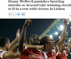 Arsenal 11 trận thắng liên tiếp: Báo Anh mở hội, ca ngợi Unai Emery