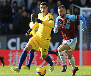 Burnley 0-4 Chelsea: The Blues thắng tưng bừng trong ngày vắng Hazard