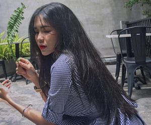 Cô bạn với số đo 91-64-96 nổi bật của THPT Bình Hưng Hoà: Mình mặc gì cũng dễ thành sexy với người khác