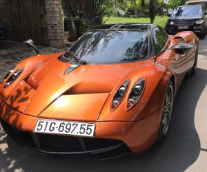 Siêu phẩm Pagani Huayra độc nhất Việt Nam ra biển số