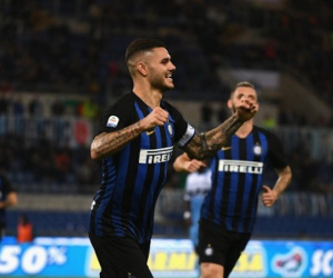 Icardi lập cú đúp, Inter vượt Napoli lên thứ hai Serie A