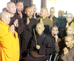 Thiền sư Thích Nhất Hạnh ở lại chùa Từ Hiếu đến khi viên tịch