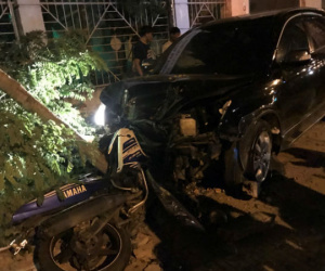Đề nghị điều tra vụ thượng tá công an lái ôtô gây tai nạn liên hoàn