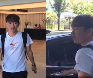 Minh Vương lầm lũi rời đội tuyển sau khi bị thầy Park loại, chỉ có 2 cầu thủ ra tiễn