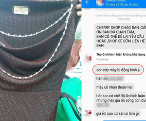 Bị chê đăng ảnh 1 đằng bán 1 nẻo, chủ shop trở mặt, mắng khách: 'Con này bị động kinh ạ?'