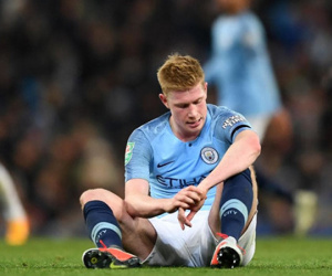 De Bruyne nghỉ 1 tháng, lỡ trận derby thành Manchester