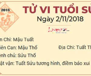 Tử vi Thứ 6 ngày 2/11/2018 của 12 con giáp:  Thiên quan ám tuổi Dần, Hợi tiền vào như nước, nhưng...