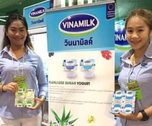 Sản phẩm sữa của Vinamilk ra mắt người tiêu dùng Trung Quốc