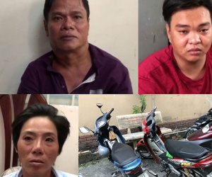 Băng dàn cảnh đụng xe, trộm khắp TP.HCM sa lưới