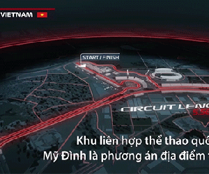 Đường đua F1 Mỹ Đình được thiết kế như thế nào?