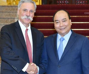Thủ tướng: 'Giải đua F1 đóng góp vào sự phát triển của đất nước'