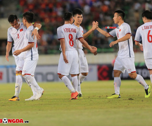 Lào vs Việt Nam (FT: 0-3): Công Phượng, Anh Đức, Quang Hải mang về 3 điểm đầu tiên cho Việt Nam