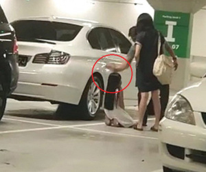 Bố bắt con gái quỳ gối, đánh tới tấp vào đầu đứa trẻ khi mẹ bên cạnh không can ngăn, cơ quan chức năng vào cuộc điều tra làm rõ