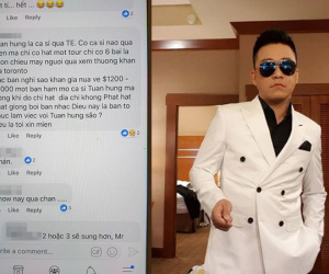 Bị tố hát ít mà đòi catse nhiều, Tuấn Hưng phản pháo: 'Đó là sự vu khống'