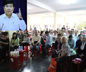 Lần thứ 3 Chủ tịch TP.HCM gặp người dân Thủ Thiêm