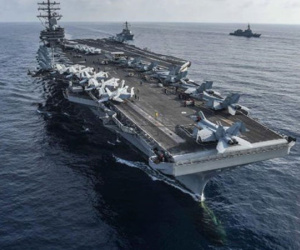 2 tàu sân bay Mỹ, 150 tiêm kích tập trận trên Biển Philippines