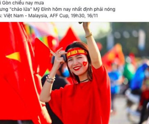 AFF Cup: Fan Việt nhuộm đỏ Facebook trước trận Việt Nam - Malaysia