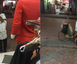 Lời hứa của người đàn ông nghèo trước shop thời trang và câu chuyện khiến ai cũng rưng