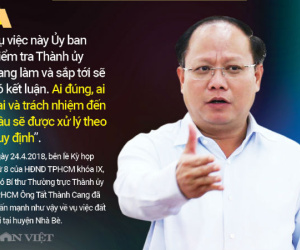 Ông Tất Thành Cang vắng mặt tại buổi tiếp xúc cử tri quận 10