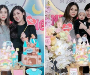 Chung một khung hình, Á hậu Tú Anh mũm mĩm không kém bà bầu 8 tháng Hằng Túi là bao