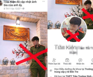 Mặc trộm cảnh phục chụp ảnh câu like, thanh niên nhận cái kết 'muối mặt'