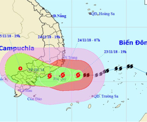 Dự báo thời tiết 24/11: Nín thở đợi bão số 9, Nam Bộ nguy cơ lốc xoáy