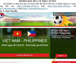 10h sáng nay bán vé xem bán kết lượt về Việt Nam vs Philippines