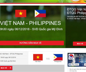 Tiếp tục bán vé Việt Nam vs Philippines từ 10h, hệ thống vẫn quá tải