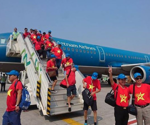 Hàng không tăng chuyến sang Philippines cổ vũ Việt Nam ở bán kết