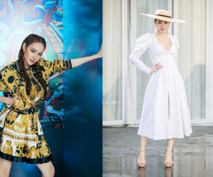 Những set đồ hiệu của Minh Hằng trên ghế nóng The Face 2018