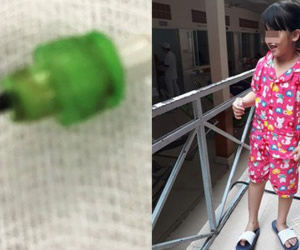 Cắn bút khi ngồi trong lớp, bé gái 7 tuổi ở TP.HCM suýt chết vì nuốt ruột bút chì vào phổi