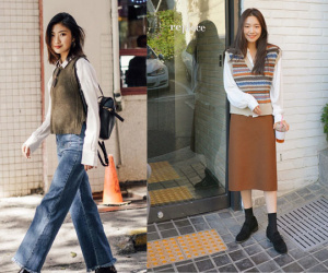 Giấu dáng 'giỏi' nhất nhì chính là áo len gile và để diện đẹp item này, bạn sẽ cần 3 công thức sau