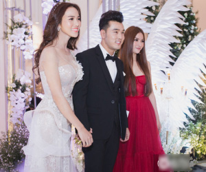 Nam Em và Quế Vân diện đồ đôi, cùng dàn sao Việt tề tựu tại đám cưới Ưng Hoàng Phúc