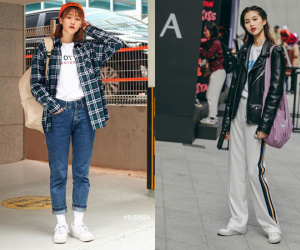 Street style không áo dạ, áo phao của giới trẻ Hàn tuần qua chính là gợi ý mix đồ tuyệt vời cho 'mùa đông không lạnh' ở Hà Nội lúc này