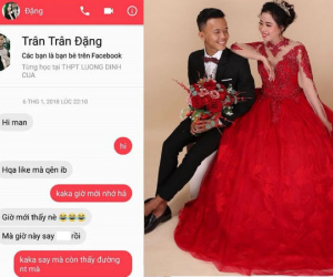 Chàng trai 9X cưới được vợ đẹp nhờ một lần 'like dạo'