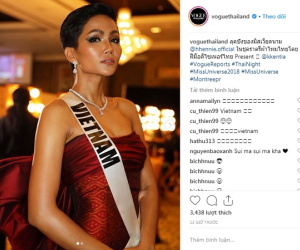 Khán giả bất ngờ khi Vogue Thái quá ưu ái H'Hen Niê giữa gần trăm thí sinh tham dự Miss Universe 2018