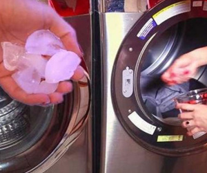 Thả 3 viên đá vào máy giặt, đồ lấy ra tự phẳng, mặc trăm lần cũng không bạc màu