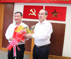 Ông Trần Văn Thuận được điều động làm Bí thư Quận ủy Quận 2