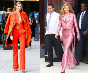 Gigi Hadid mặc táo bạo bất chấp trời lạnh