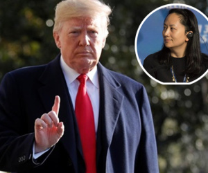 Trump tuyên bố có thể can thiệp vào vụ bắt giám đốc Huawei