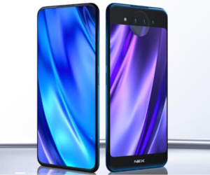 Smartphone có hai màn hình cảm ứng, đèn LED vòng cung