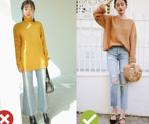 Giờ đi đâu cũng thấy áo len oversized, để diện item này không bị luộm thuộm bạn hãy 'bỏ túi' 3 tips sau